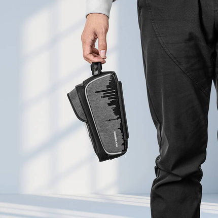 ROCKBROS wasserdicht Oberrohrtasche mit Touchscreen für Handy bis zu 6,5" (Fahrradtaschen) kaufen bei Linkreich – Jetzt entdecken!