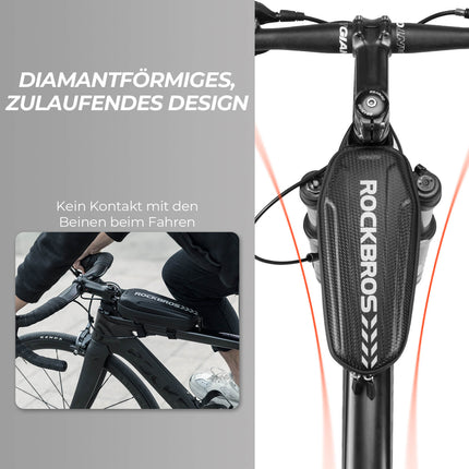 ROCKBROS Wasserdicht Oberrohrtasche Satteltasche 1L/1,5L Schwarz (Fahrradtaschen) kaufen bei Linkreich – Jetzt entdecken!