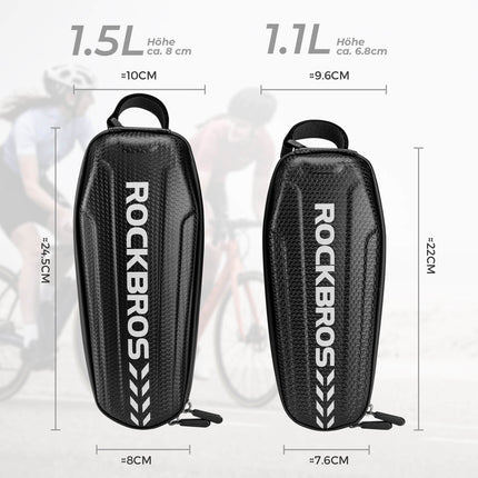 ROCKBROS Wasserdicht Oberrohrtasche Satteltasche 1L/1,5L Schwarz (Fahrradtaschen) kaufen bei Linkreich – Jetzt entdecken!
