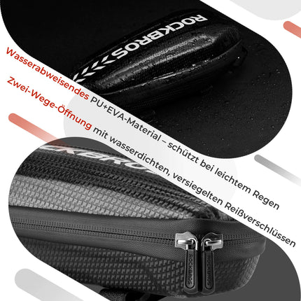 ROCKBROS Wasserdicht Oberrohrtasche Satteltasche 1L/1,5L Schwarz (Fahrradtaschen) kaufen bei Linkreich – Jetzt entdecken!