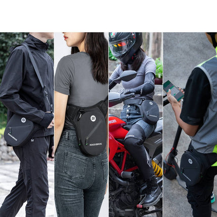 ROCKBROS Wasserdichte Beintasche für Motorrad Damen/Herren Schwarz (Motorradtaschen) kaufen bei Linkreich – Jetzt entdecken!