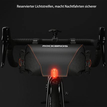 ROCKBROS Wasserdichte Fahrrad Lenkertasche 2L mit Öffnungsdesign (Fahrradtaschen) kaufen bei Linkreich – Jetzt entdecken!