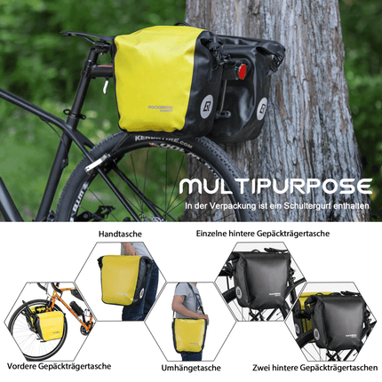 ROCKBROS Wasserdichte Gepäckträgertasche 12 - 16L (Fahrradtaschen) kaufen bei Linkreich – Jetzt entdecken!