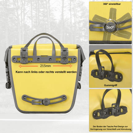 ROCKBROS Wasserdichte Gepäckträgertasche 12 - 16L (Fahrradtaschen) kaufen bei Linkreich – Jetzt entdecken!