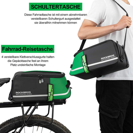 ROCKBROS Wasserdichte Gepäckträgertasche Für Fahrrad (Fahrradtaschen) kaufen bei Linkreich – Jetzt entdecken!