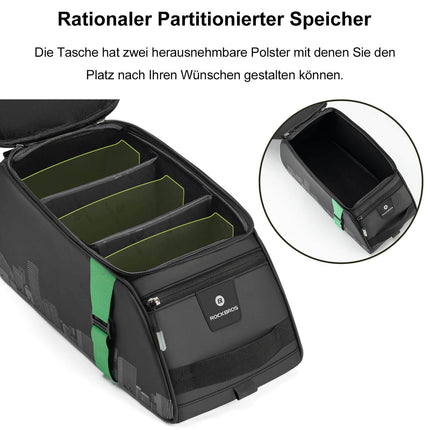 ROCKBROS Wasserdichte Gepäckträgertasche Für Fahrrad (Fahrradtaschen) kaufen bei Linkreich – Jetzt entdecken!