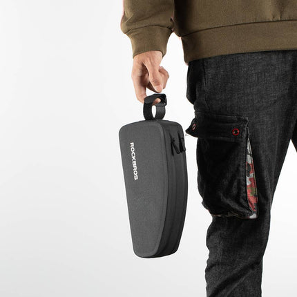 ROCKBROS wasserdichte Oberrohrtasche für Fahrrad 1L / 1.6 L Schwarz (Fahrradtaschen) kaufen bei Linkreich – Jetzt entdecken!
