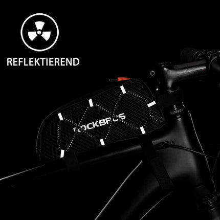 ROCKBROS Wasserdichte Rahmentasche Oberrohrtasche Schwarz 1L (Fahrradtaschen) kaufen bei Linkreich – Jetzt entdecken!
