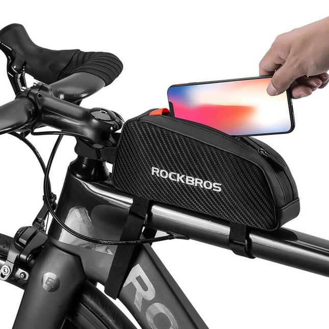 ROCKBROS Wasserdichte Rahmentasche Oberrohrtasche Schwarz 1L (Fahrradtaschen) kaufen bei Linkreich – Jetzt entdecken!