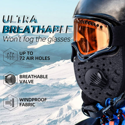 ROCKBROS Winddicht & Staubdicht Sturmhaube Balaclava Winter Halswärmer (Sturmhaube & Gesichtsmaske) kaufen bei Linkreich – Jetzt entdecken!