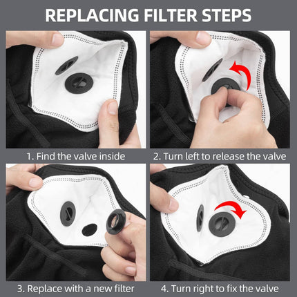 ROCKBROS Winddicht & Staubdicht Sturmhaube Balaclava Winter Halswärmer (Sturmhaube & Gesichtsmaske) kaufen bei Linkreich – Jetzt entdecken!