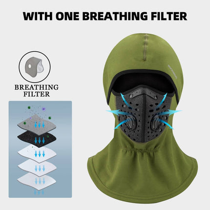 ROCKBROS Winddicht & Staubdicht Sturmhaube Balaclava Winter Halswärmer (Sturmhaube & Gesichtsmaske) kaufen bei Linkreich – Jetzt entdecken!