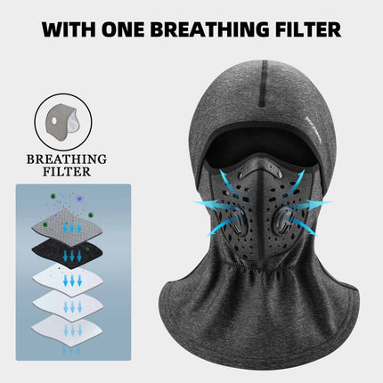 ROCKBROS Winddicht & Staubdicht Sturmhaube Balaclava Winter Halswärmer (Sturmhaube & Gesichtsmaske) kaufen bei Linkreich – Jetzt entdecken!