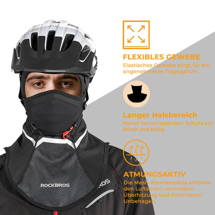 ROCKBROS Winddichte Sturmhaube Balaclava Skimaske Atmungsaktiv (Sturmhaube & Gesichtsmaske) kaufen bei Linkreich – Jetzt entdecken!