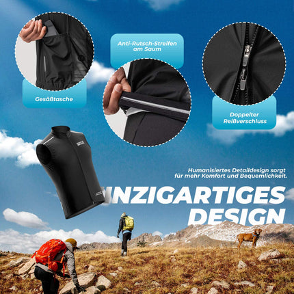 ROCKBROS Windweste Radsport Warnweste Ärmellose (Fahrradjacke) kaufen bei Linkreich – Jetzt entdecken!