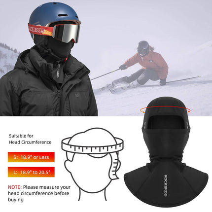 ROCKBROS Winter Balaclava Herren Winddicht Sturmmaske Outdoorsports (Sturmhaube & Gesichtsmaske) kaufen bei Linkreich – Jetzt entdecken!