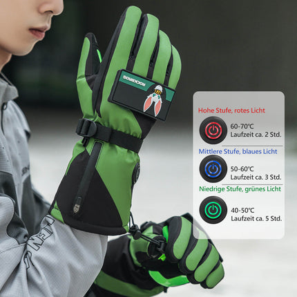 ROCKBROS Winter Beheizte Fahrradhandschuhe Handschuhe 3 Heizstufen M - XL (Fahrradhandschuhe) kaufen bei Linkreich – Jetzt entdecken!