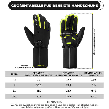 ROCKBROS Winter Beheizte Fahrradhandschuhe Touchscreen Handschuhe M - 2XL (Fahrradhandschuhe) kaufen bei Linkreich – Jetzt entdecken!