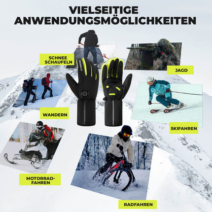 ROCKBROS Winter Beheizte Fahrradhandschuhe Touchscreen Handschuhe M - 2XL (Fahrradhandschuhe) kaufen bei Linkreich – Jetzt entdecken!