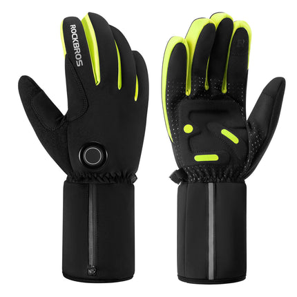 ROCKBROS Winter Beheizte Fahrradhandschuhe Touchscreen Handschuhe M - 2XL (Fahrradhandschuhe) kaufen bei Linkreich – Jetzt entdecken!