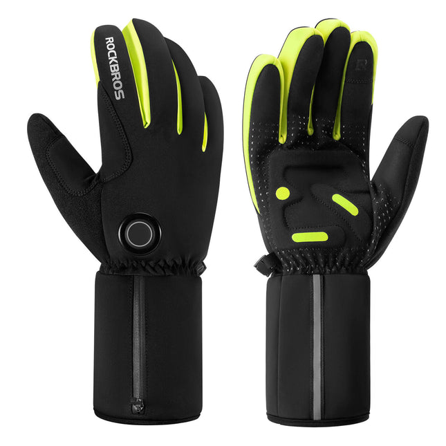 ROCKBROS Winter Beheizte Fahrradhandschuhe Touchscreen Handschuhe M - 2XL (Fahrradhandschuhe) kaufen bei Linkreich – Jetzt entdecken!