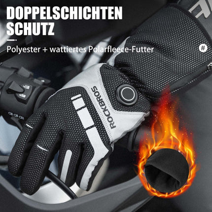 ROCKBROS Winter Beheizte Fahrradhandschuhe Wiederaufladbare Handschuhe M - XL (Fahrradhandschuhe) kaufen bei Linkreich – Jetzt entdecken!