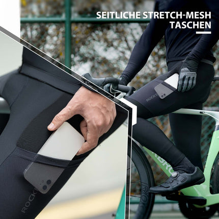 ROCKBROS Winter Fahrrad Lange Hose Elastische Radhose Herren/Damen M - 4XL (Fahrradhose) kaufen bei Linkreich – Jetzt entdecken!