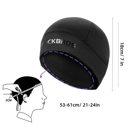 ROCKBROS Winter Fahrrad Mütze Helm Unterziehmütz Unisex (Fahrrad Mütze) kaufen bei Linkreich – Jetzt entdecken!