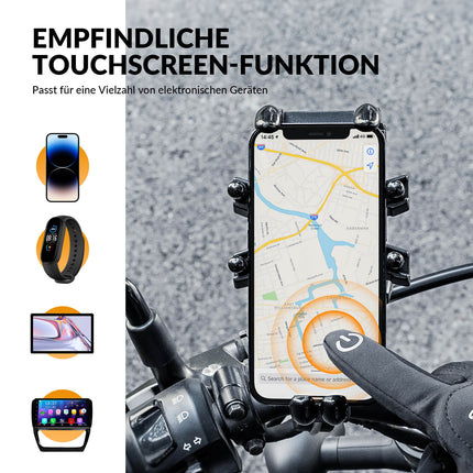 ROCKBROS Winter Fahrradhandschuhe mit Gel Gepolstert Touchscreen - fähig (Fahrradhandschuhe) kaufen bei Linkreich – Jetzt entdecken!