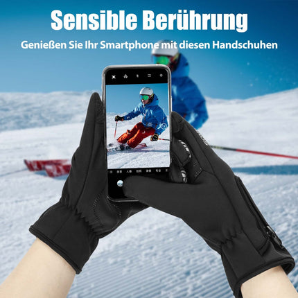 ROCKBROS Winter Fahrradhandschuhe Warm für Fahrrad Laufen Fitness Unisex (Fahrradhandschuhe) kaufen bei Linkreich – Jetzt entdecken!