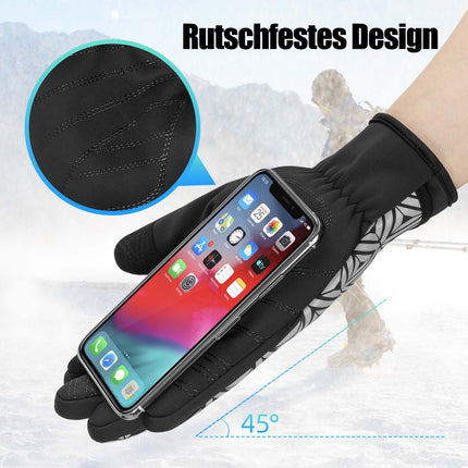 ROCKBROS Winter Fahrradhandschuhe Warm für Fahrrad Laufen Fitness Unisex (Fahrradhandschuhe) kaufen bei Linkreich – Jetzt entdecken!
