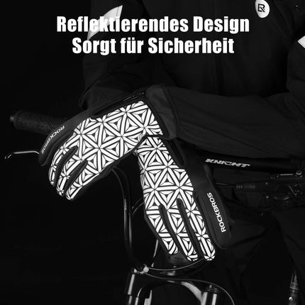 ROCKBROS Winter Fahrradhandschuhe Warm für Fahrrad Laufen Fitness Unisex (Fahrradhandschuhe) kaufen bei Linkreich – Jetzt entdecken!