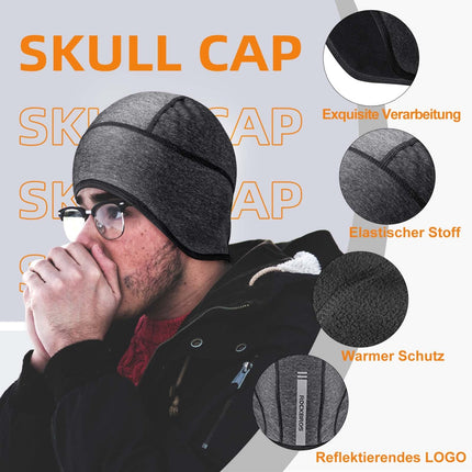 ROCKBROS Winter Fahrradmütze Helm Unterziehmütze mit reflektierendes Logo (Fahrrad Mütze) kaufen bei Linkreich – Jetzt entdecken!
