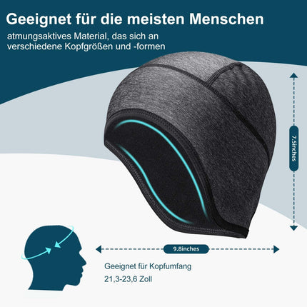 ROCKBROS Winter Fahrradmütze Helm Unterziehmütze mit reflektierendes Logo (Fahrrad Mütze) kaufen bei Linkreich – Jetzt entdecken!