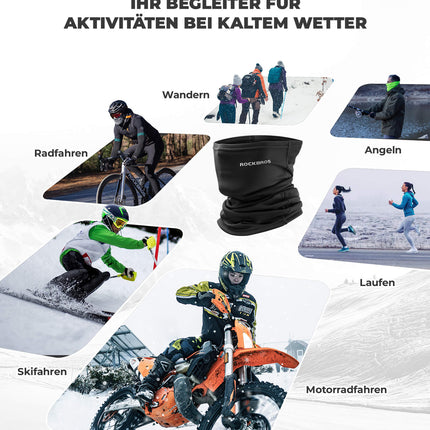 ROCKBROS Winter Halbe Balaclavas Multifunktion Atmungsaktiv Gesichtsbedeckung