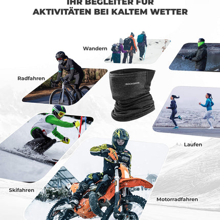 ROCKBROS Winter Halbe Balaclavas Multifunktion Atmungsaktiv Gesichtsbedeckung
