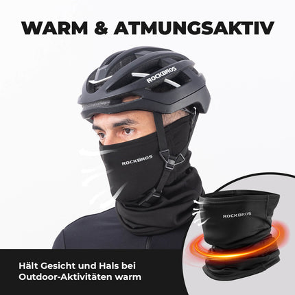 ROCKBROS Winter Halbe Balaclavas Multifunktion Atmungsaktiv Gesichtsbedeckung