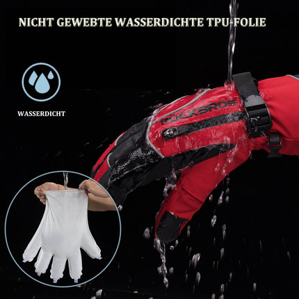 ROCKBROS Winter Handschuhe Warm Skihandschuhe Winddicht - 20℃ M - XL (Fahrradhandschuhe) kaufen bei Linkreich – Jetzt entdecken!