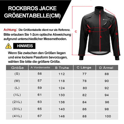 ROCKBROS Winter Jacke / Hose Herren Windschutz Radsportanzug (Fahrradanzug) kaufen bei Linkreich – Jetzt entdecken!