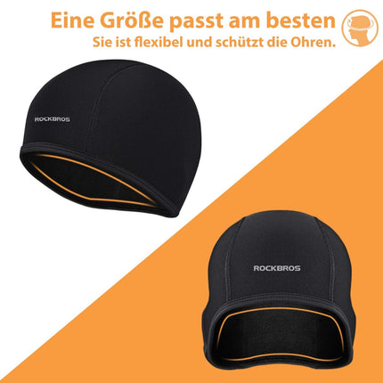 ROCKBROS Winter Laufmütze Fahrrad Mütze aus Fleece schweißfest und warm (Fahrrad Mütze) kaufen bei Linkreich – Jetzt entdecken!
