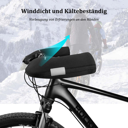 ROCKBROS Winter Lenkerstulpen Winddicht Handschuhe Schwarz (Lenkerstulpe) kaufen bei Linkreich – Jetzt entdecken!