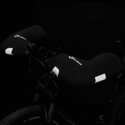 ROCKBROS Winter Lenkerstulpen Winddicht Handschuhe Schwarz (Lenkerstulpe) kaufen bei Linkreich – Jetzt entdecken!