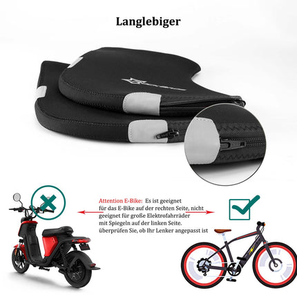 ROCKBROS Winter Lenkerstulpen Winddicht Handschuhe Schwarz (Lenkerstulpe) kaufen bei Linkreich – Jetzt entdecken!