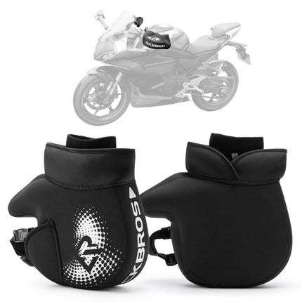 ROCKBROS Winter Lenkerstulpen Winddicht Motorrad Handschuhe Schwarz (Lenkerstulpe) kaufen bei Linkreich – Jetzt entdecken!
