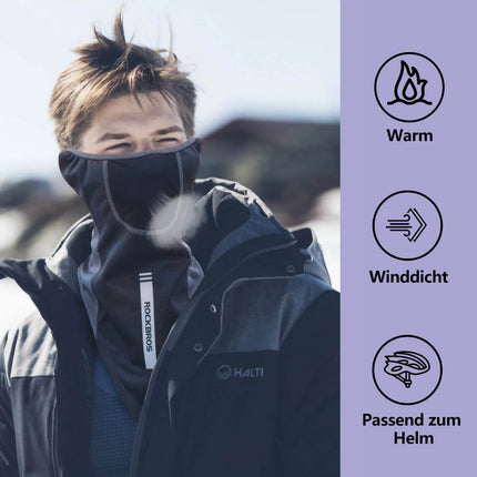 ROCKBROS Winter Multifunkionstuch Sturmhaube Herren Warm Winddicht Grau (Sturmhaube & Gesichtsmaske) kaufen bei Linkreich – Jetzt entdecken!