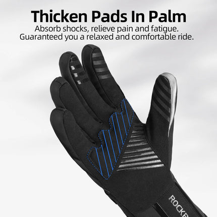 ROCKBROS Winter Skihandschuhe Touchscreen - Design Winddicht Unisex (Fahrradhandschuhe) kaufen bei Linkreich – Jetzt entdecken!