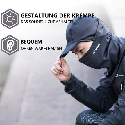 ROCKBROS Winter Sturmhaube Balaclava Warm Sturmmaske Unisex Schwarz (Sturmhaube & Gesichtsmaske) kaufen bei Linkreich – Jetzt entdecken!