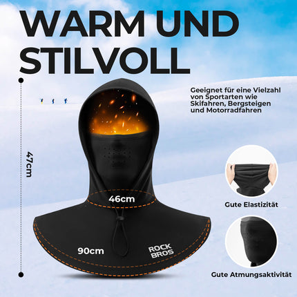 ROCKBROS Winter Sturmhaube Gesichtsmaske Warm Winddicht Balaclava Herren Damen (Sturmhaube & Gesichtsmaske) kaufen bei Linkreich – Jetzt entdecken!
