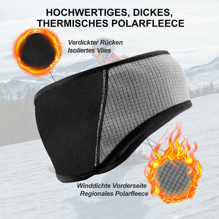 ROCKBROS Winter Thermo Radfahren Ohrwärmer Stirnbänder für Männer Frauen (Fahrrad Mütze) kaufen bei Linkreich – Jetzt entdecken!