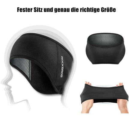 ROCKBROS Winter Thermo Radfahren Ohrwärmer Stirnbänder für Männer Frauen (Fahrrad Mütze) kaufen bei Linkreich – Jetzt entdecken!
